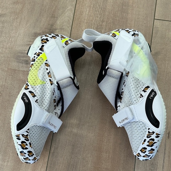 New Nike SuperRep Cycle White Leopard Indoor Cycling Shoes CJ0775-177 Sz 6 & 6.5 - Picture 3 of 8